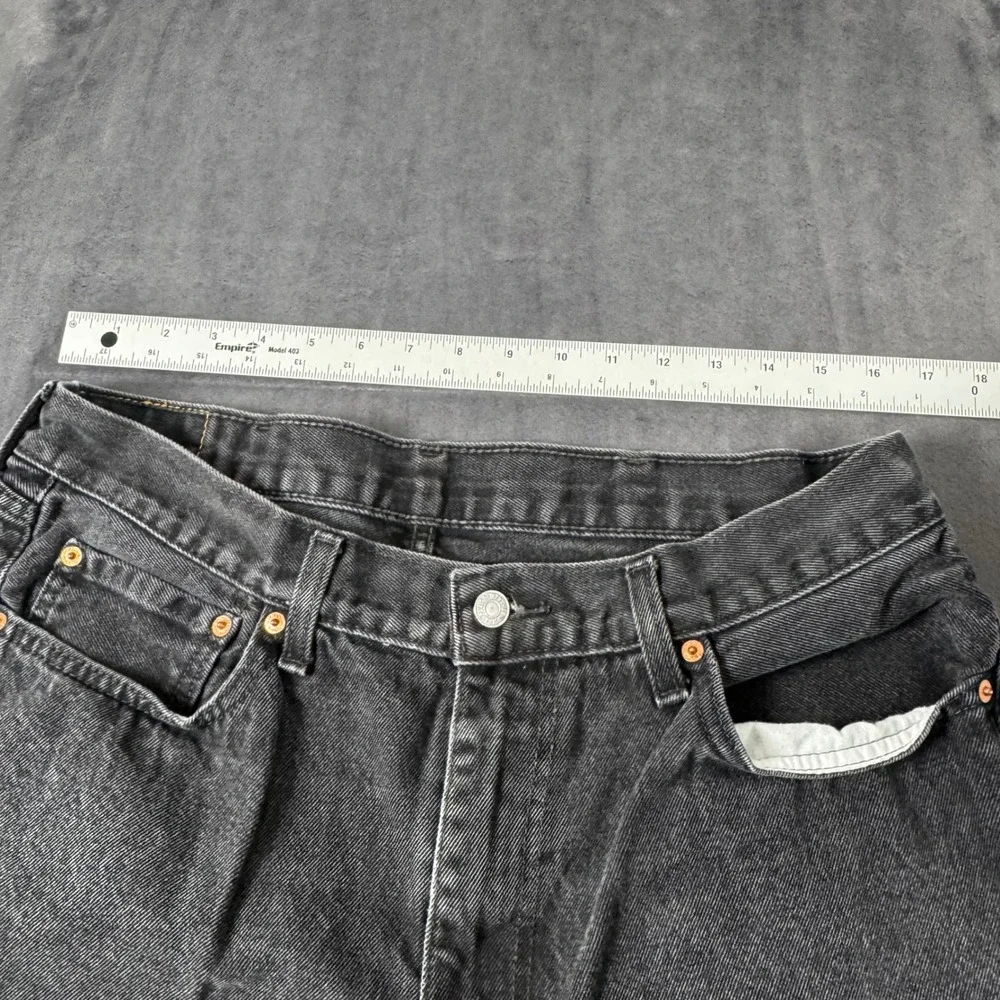 Levi's 550 Relaxed Fit Jeans Mens 38x29 Black Tapered Leg Denim 3234